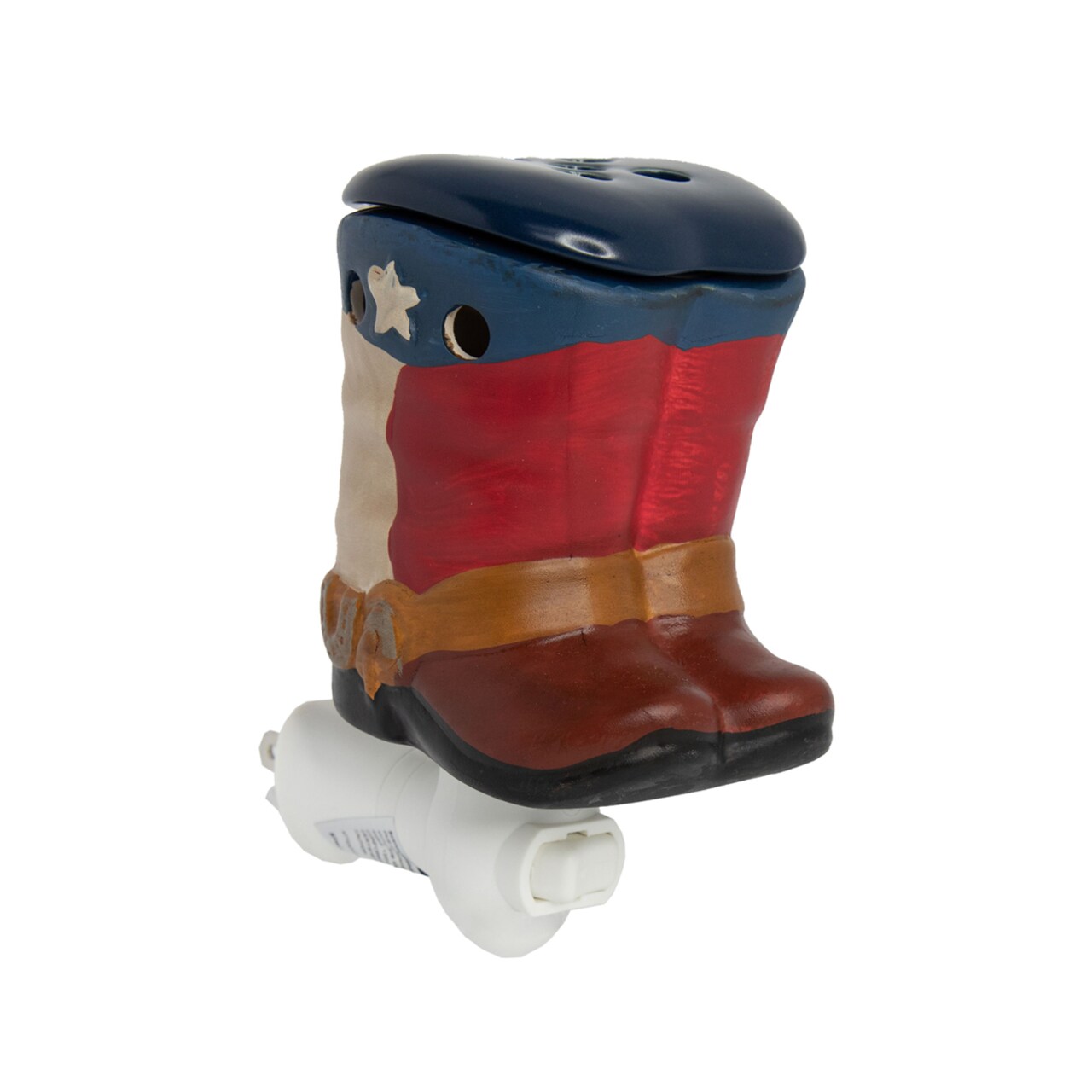 Scentsationals Home Fragrance Texas Cowboy Boots Plug in Accent Wax Melt Warmer, 15 Watt Light Bulb for Home, Office,